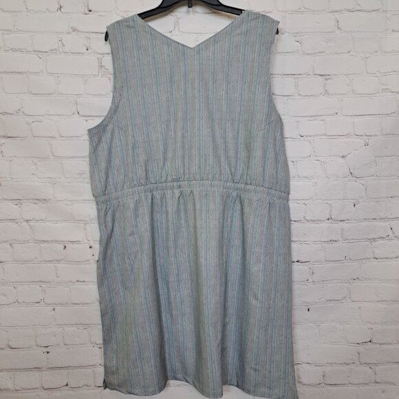 Ascend NEW Striped Athletic Midi Dress Size XXL - Picture 2 of 11